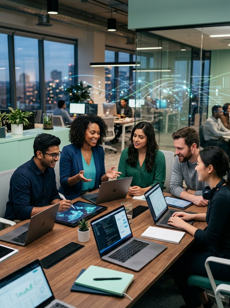 GrowthSpell team delivering technology solutions globally